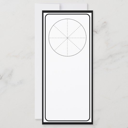 Sjabloon van de deurhangar: geen rand (Voorkant)