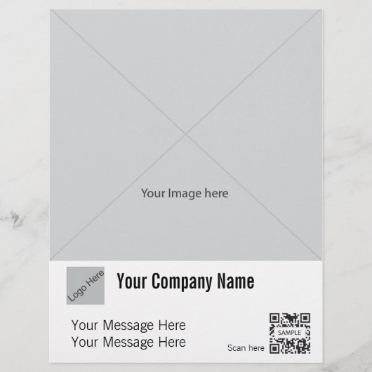 Sjabloon van de flyer Generiek 1 (Voorkant)