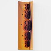 Sjabloon van de pompoen spandoek (Verticaal)