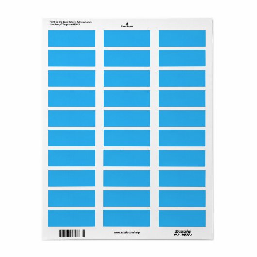 SJABLOON VAN DE TEXTURE WALLPAP VAN SOLID SKY BLUE ETIKET (Full Sheet)