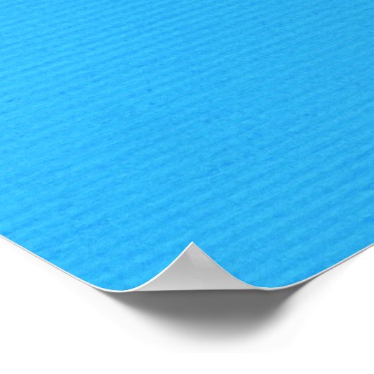 SJABLOON VAN DE TEXTURE WALLPAP VAN SOLID SKY BLUE POSTER (Hoek)