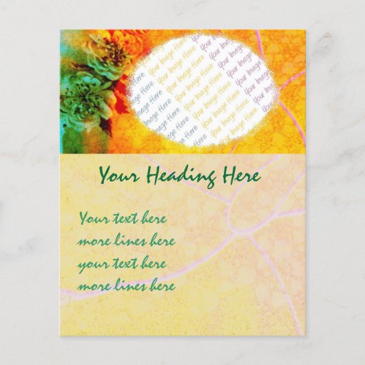 Sjabloon van de Tropische Borders Flyer (Voorkant)