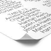 SJABLOON van de wintervakantieweddenschapstak van  Poster (Hoek)