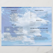 Sjabloon van Dove & Sky Funeral (Achterkant)