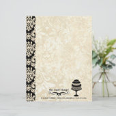 Sjabloon van hedendaagse bakkerijen briefhoofd ontwerp (Staand voorkant)