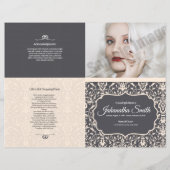 Sjabloon van het begrafenisprogramma; (Voorkant)