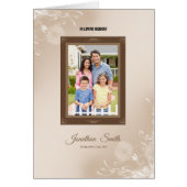 Sjabloon van het begrafenisprogramma (Voorkant)