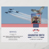 Sjabloon van het begrafenisprogramma voor het lege (Voorkant)