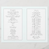 Sjabloon van het katholieke Wedding Ceremony Folde (Achterkant)