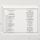 Sjabloon van het weddenschapsprogramma (vier) (Voorkant / Achterkant)