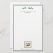Sjabloon van kantoorbenodigdheden — ABC Realty Briefpapier (Voorkant / Achterkant)