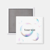 Sjabloon van ondergrondse bubble Clear Magneet (Voorkant / Achterkant)