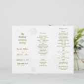 Sjabloon van tri-Fold Divided Program Herfst wegge (Staand voorkant)