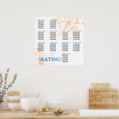 Sjabloon van weddenschappen bij ontvangst poster (Keuken)