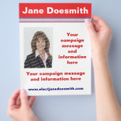 Sjabloon verkiezingscampagne brochure (Hand)