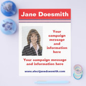 Sjabloon verkiezingscampagne brochure (Enkel)