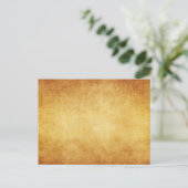 Sjabloon verouderd perkamentpapier blanco briefkaart (Staand voorkant)