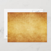 Sjabloon verouderd perkamentpapier blanco briefkaart (Voorkant / Achterkant)