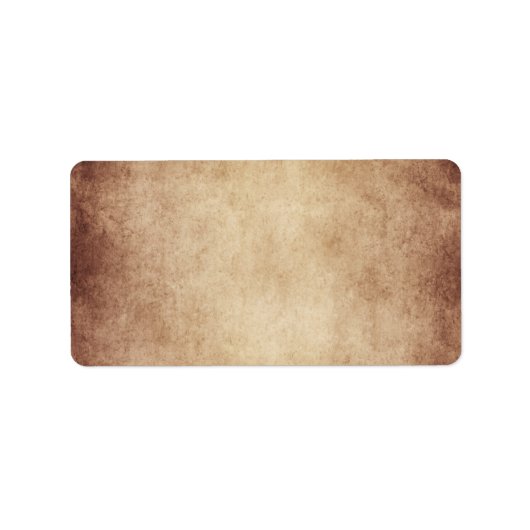 Sjabloon verouderd perkamentpapier blanco etiket (Voorkant)