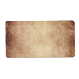 Sjabloon  verouderd perkamentpapier blanco etiket