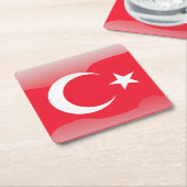 sjabloon vierkante kartonnen onderzetter (Schuin)