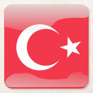 sjabloon vierkante kartonnen onderzetter