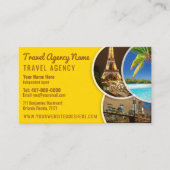 Sjabloon Visitekaartje reisagent (Voorkant)