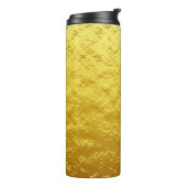 Sjabloon voor achtergrondgoud van textuur thermosbeker (Gedraaid links)