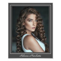 Sjabloon voor acteursheadshot 8x10 rand acterende 