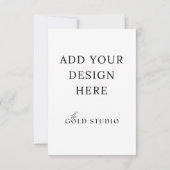 Sjabloon voor behuizing of reactiekaart (3,5 x 5 i (Achterkant)