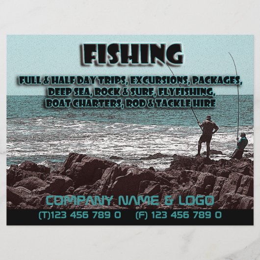 Sjabloon voor brochures en folders - pas aan (Voorkant)