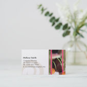 Sjabloon voor Chocolade Winkelkaart Visitekaartje (Staand voorkant)