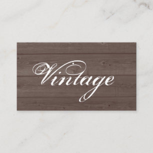 sjabloon voor de business card voor bruin hout visitekaartje