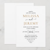 Sjabloon voor de uitnodiging tot weddenschappen 03 (Voorkant / Achterkant)