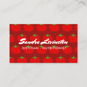 Sjabloon voor diëtititititische voedingsdeskundige visitekaartje