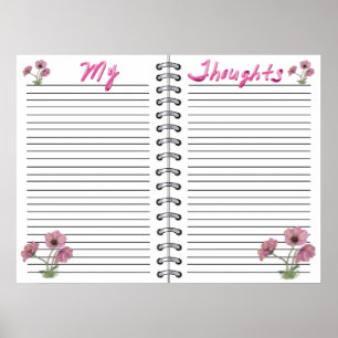 Sjabloon voor digitale planner-invoegtoepassing poster