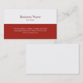 Sjabloon voor externe visitekaartjes (Voorkant / Achterkant)