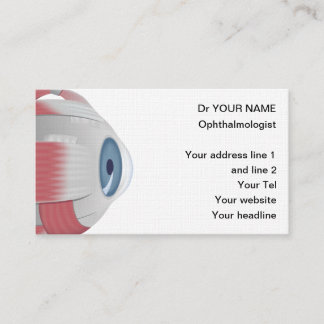 Sjabloon voor eye Doctor Business Card Visitekaartje