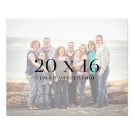 Sjabloon voor familiefoto's 20x16 foto afdruk