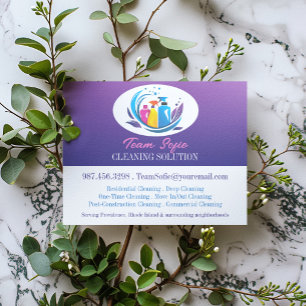 Sjabloon voor Flyer voor Professionele Schoonmaakd