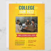 Sjabloon voor flyer voor universiteitsbeurs (Voorkant)