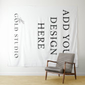 Sjabloon voor foto-achtergrond leeg wandkleed (In Situ (horizontaal))