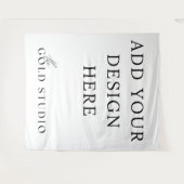 Sjabloon voor foto-achtergrond leeg wandkleed (Voorkant (horizontaal))