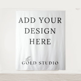 Sjabloon voor foto-achtergrond leeg wandkleed