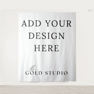 Sjabloon voor foto-achtergrond leeg wandkleed