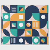 Sjabloon voor geometrische kleurcompositie met abs cadeaupapier (Vlak)
