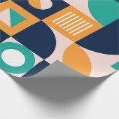 Sjabloon voor geometrische kleurcompositie met abs cadeaupapier (Hoek)