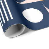 Sjabloon voor geometrische kleurcompositie met abs cadeaupapier (Rol Hoek)