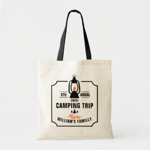 Sjabloon voor gezinskampen tote bag
