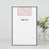 Sjabloon voor Groep of Klasse Foto Briefpapier (Staand voorkant)